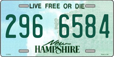 NH license plate 2966584