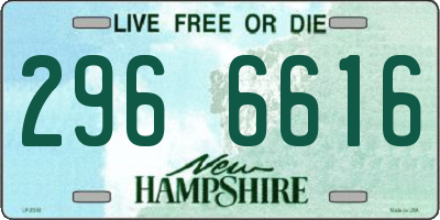 NH license plate 2966616