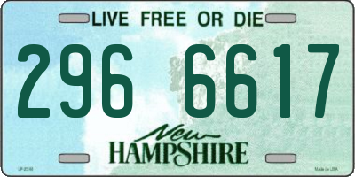 NH license plate 2966617