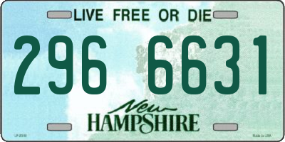 NH license plate 2966631
