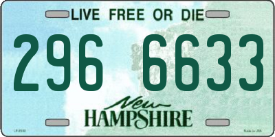 NH license plate 2966633