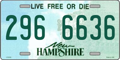 NH license plate 2966636