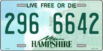 NH license plate 2966642
