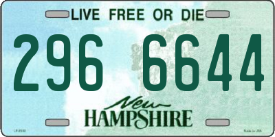 NH license plate 2966644