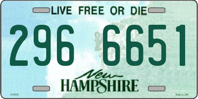 NH license plate 2966651