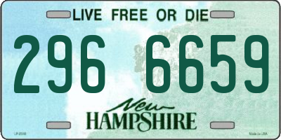 NH license plate 2966659