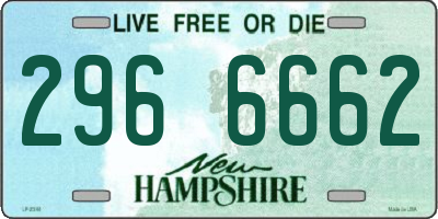 NH license plate 2966662