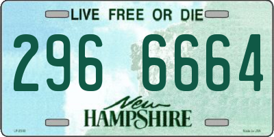 NH license plate 2966664