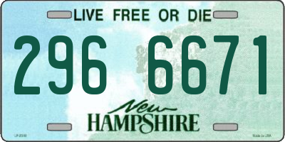 NH license plate 2966671