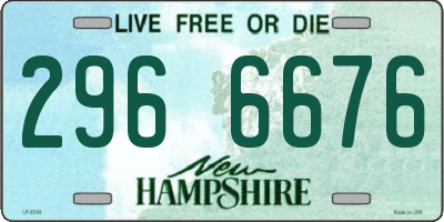 NH license plate 2966676