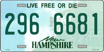 NH license plate 2966681