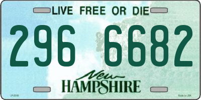 NH license plate 2966682