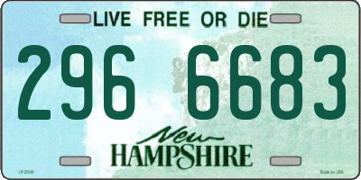 NH license plate 2966683