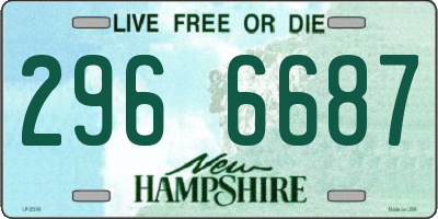 NH license plate 2966687