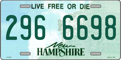 NH license plate 2966698