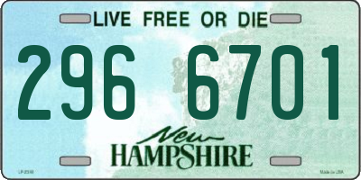 NH license plate 2966701