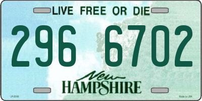 NH license plate 2966702