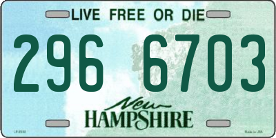 NH license plate 2966703