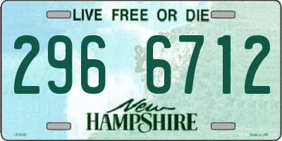 NH license plate 2966712