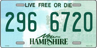NH license plate 2966720