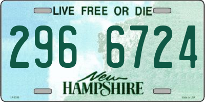 NH license plate 2966724