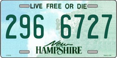 NH license plate 2966727
