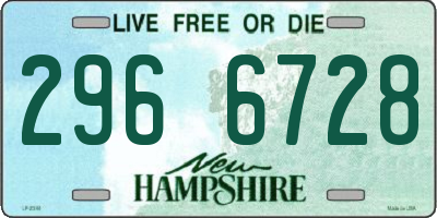 NH license plate 2966728