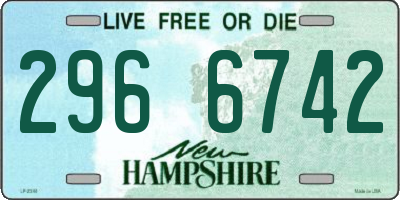 NH license plate 2966742