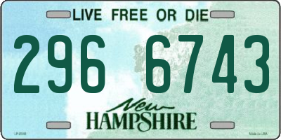 NH license plate 2966743