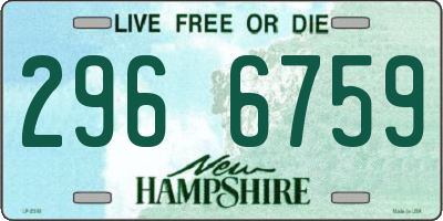 NH license plate 2966759
