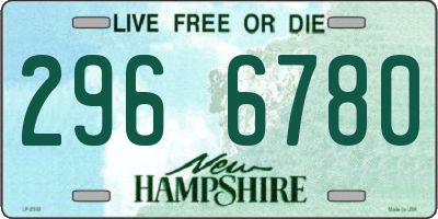 NH license plate 2966780
