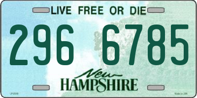 NH license plate 2966785