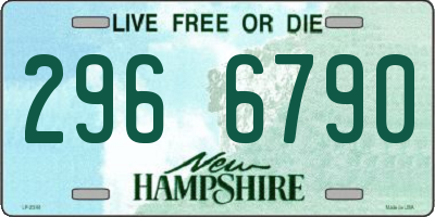 NH license plate 2966790