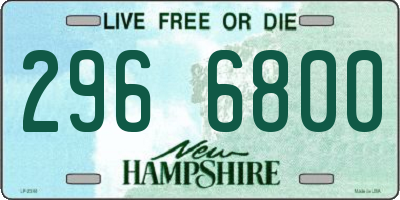 NH license plate 2966800