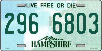 NH license plate 2966803