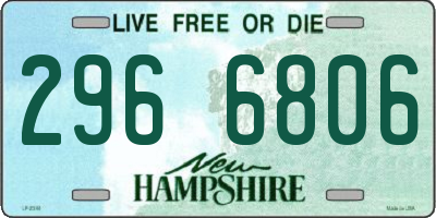 NH license plate 2966806