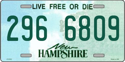 NH license plate 2966809