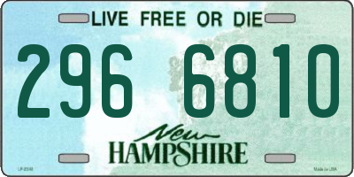 NH license plate 2966810