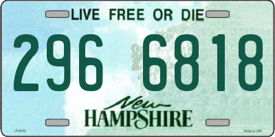 NH license plate 2966818