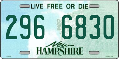 NH license plate 2966830