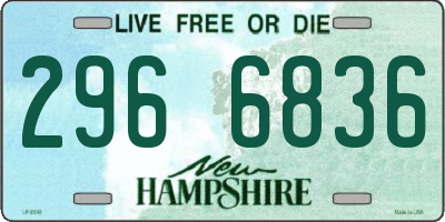 NH license plate 2966836