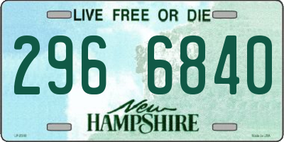 NH license plate 2966840