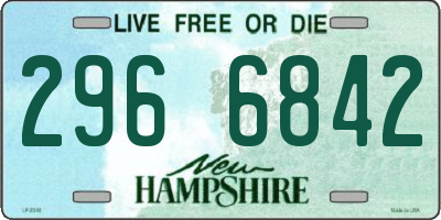 NH license plate 2966842