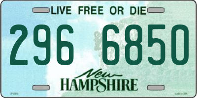 NH license plate 2966850