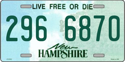 NH license plate 2966870