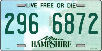 NH license plate 2966872