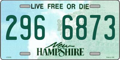 NH license plate 2966873