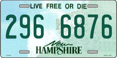 NH license plate 2966876
