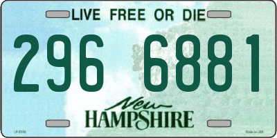 NH license plate 2966881