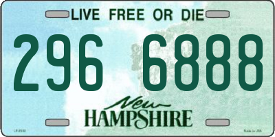 NH license plate 2966888